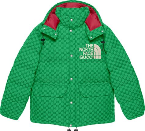 green gucci puffer vest|north face Gucci down jacket.